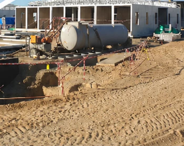 Строительная площадка на Тенгизе